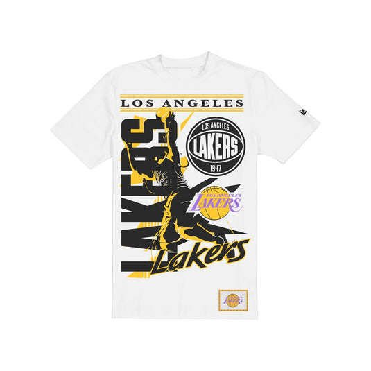 Los Angeles Lakers Sport Classics Player White T-Shirt - New Era Cap