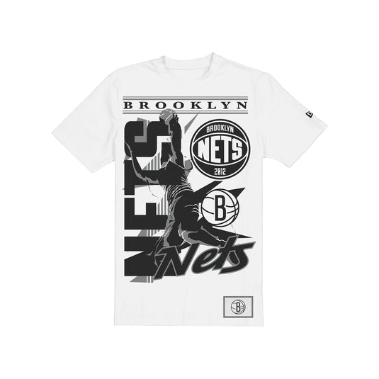 Brooklyn Nets Sport Classics Player White T-Shirt - New Era Cap