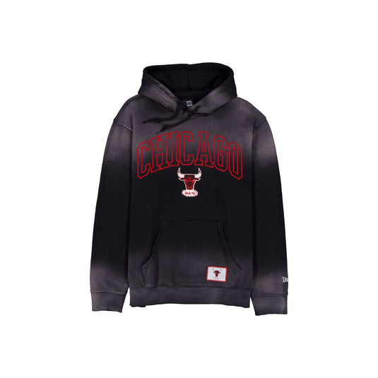 Chicago Bulls Sport Classics Wordmark Washed Hoodie - New Era Cap