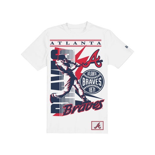 Atlanta Braves Sport Classics Player White T-Shirt - New Era Cap