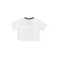 New York Knicks Sport Classics Women's Cropped White T-Shirt