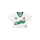 Boston Celtics Sport Classics Women's Cropped White T-Shirt