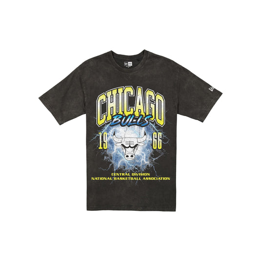 Chicago Bulls Lifestyle Graphics Storm Black T-Shirt - New Era Cap