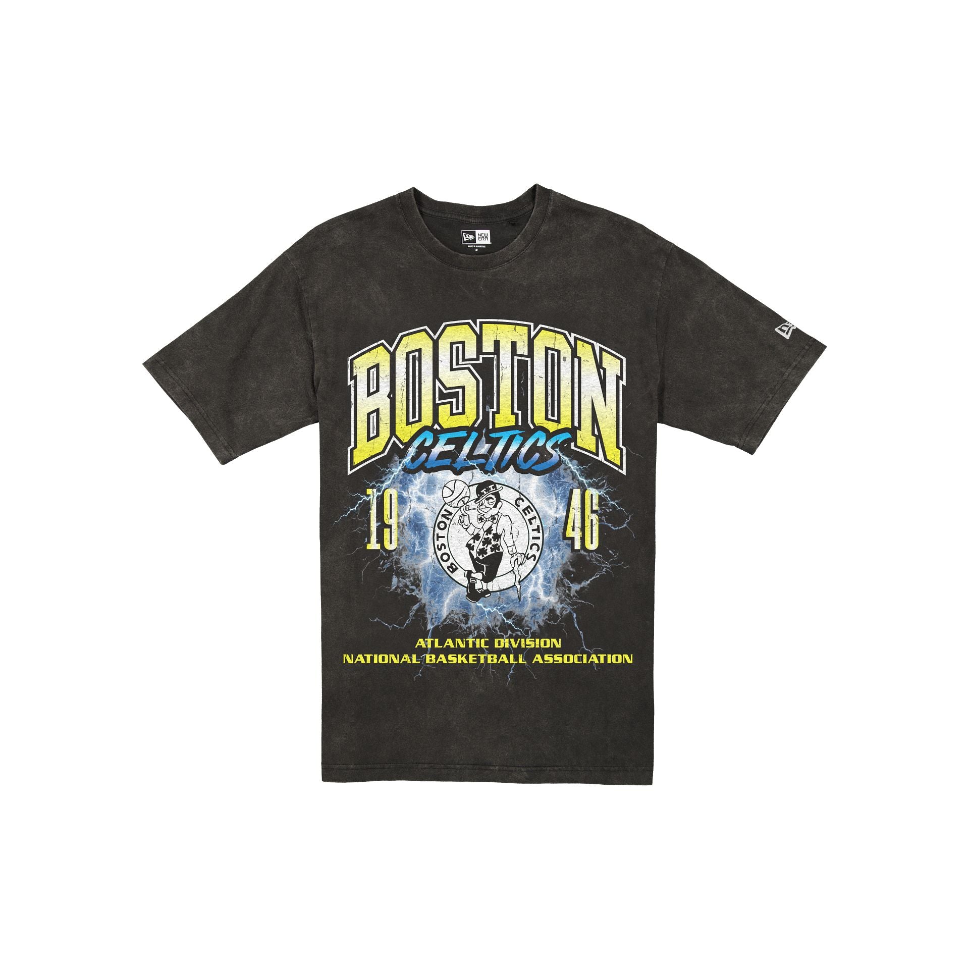 Boston Celtics Lifestyle Graphics Storm Black T-Shirt