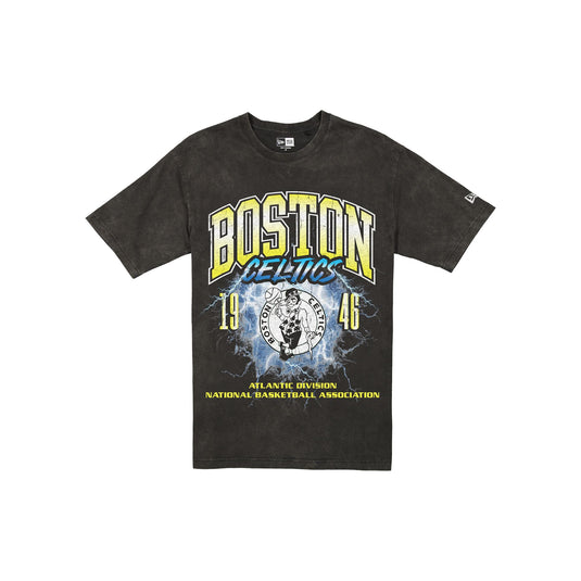 Boston Celtics Lifestyle Graphics Storm Black T-Shirt - New Era Cap