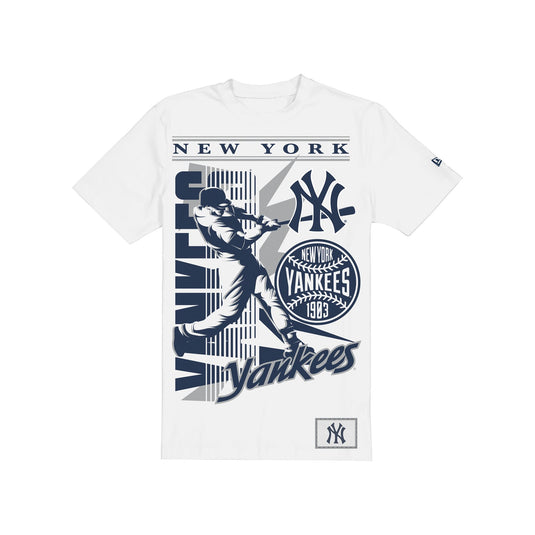 New York Yankees Sport Classics Player White T-Shirt - New Era Cap