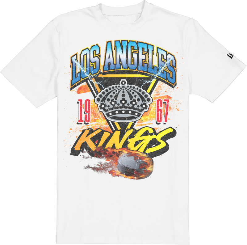 Los Angeles Kings Lifestyle Graphics Fireball White T-Shirt