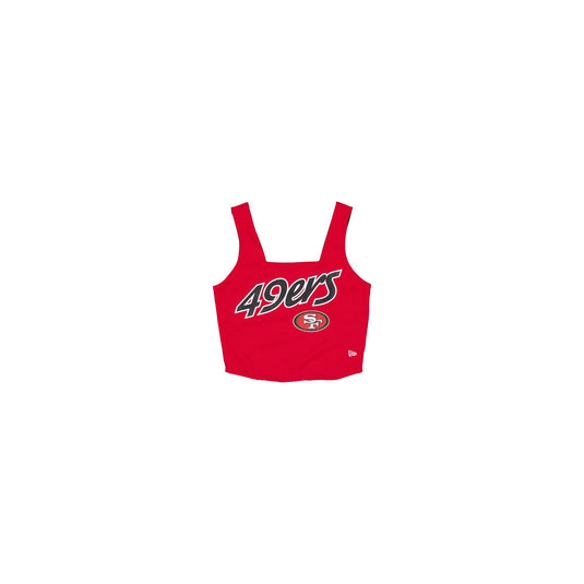 San Francisco 49ers Sport Classics Reversible Women's Cropped Tank Top - New Era Cap