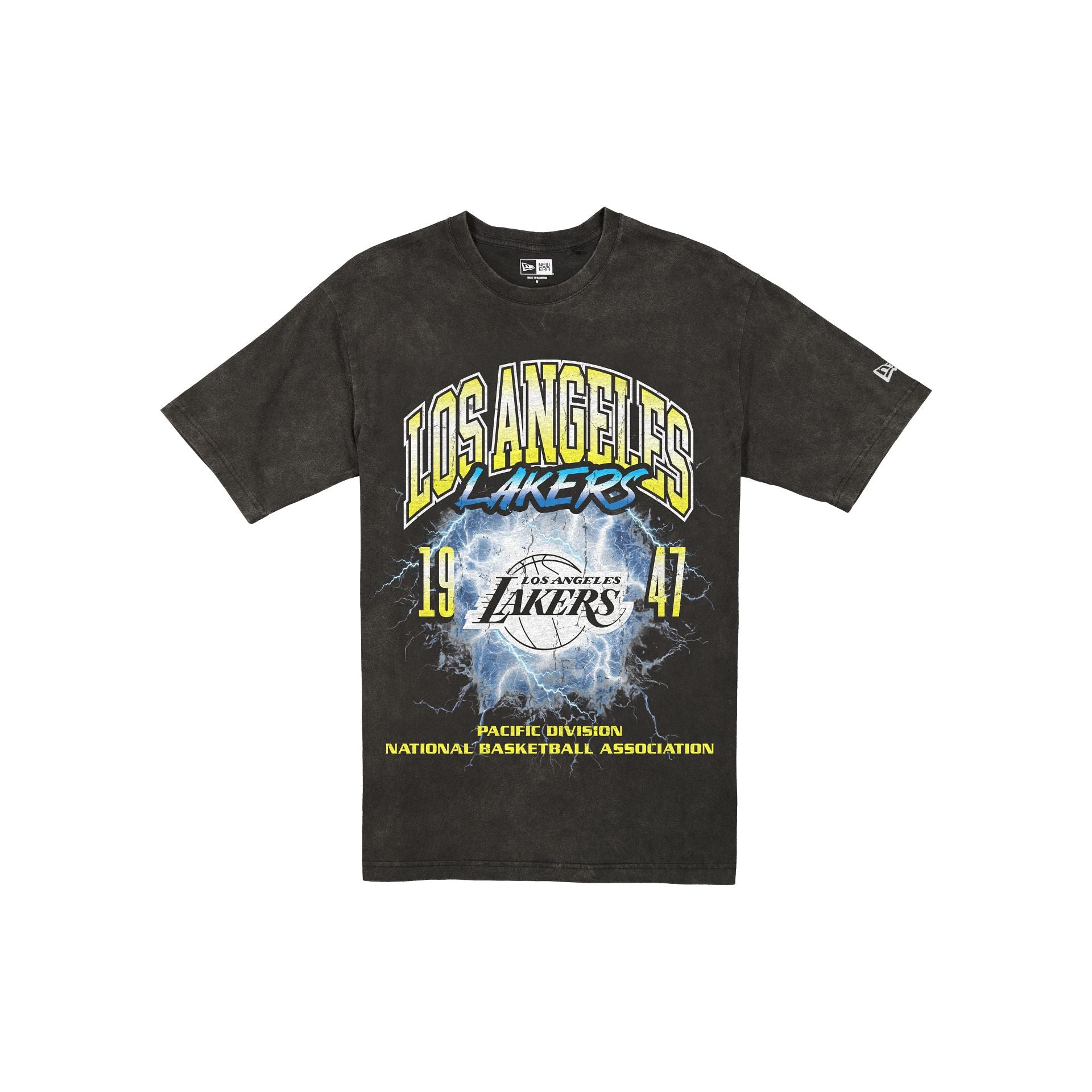 Los Angeles Lakers Lifestyle Graphics Storm Black T-Shirt