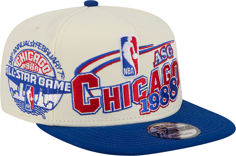 Chicago Bulls Hardwood Classics 1988 All-Star Game 9FIFTY A-Frame Snapback Hat