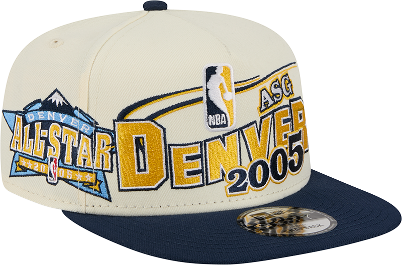 Denver Nuggets Hardwood Classics 2005 All-Star Game 9FIFTY A-Frame Snapback Hat