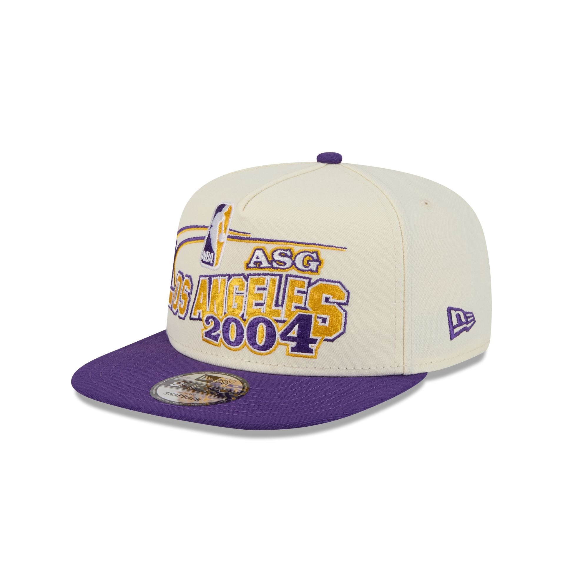 Los Angeles Lakers Hardwood Classics 2004 All-Star Game 9FIFTY A-Frame Snapback Hat