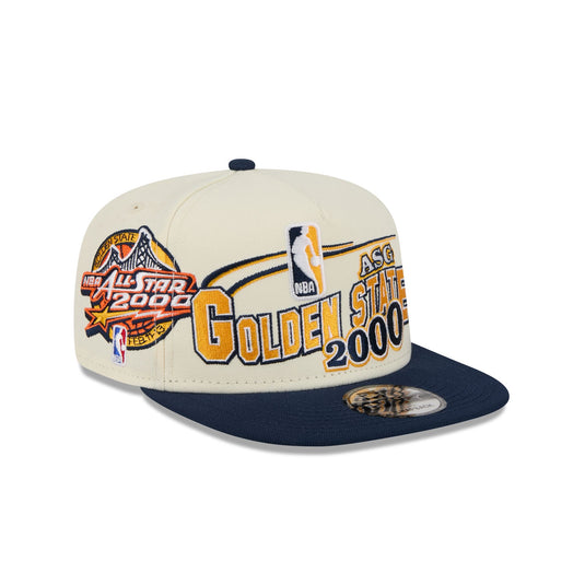 Golden State Warriors Hardwood Classics 2000 All-Star Game 9FIFTY A-Frame Snapback Hat - New Era Cap