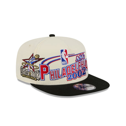 Philadelphia 76ers Hardwood Classics 2002 All-Star Game 9FIFTY A-Frame Snapback Hat - New Era Cap