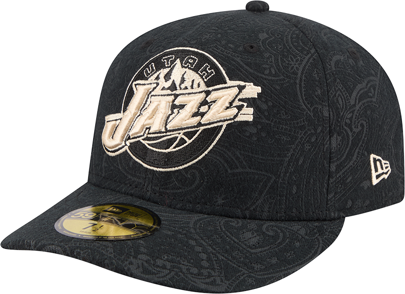 Utah Jazz Three Looms Brushed Cotton 59FIFTY Fitted Hat