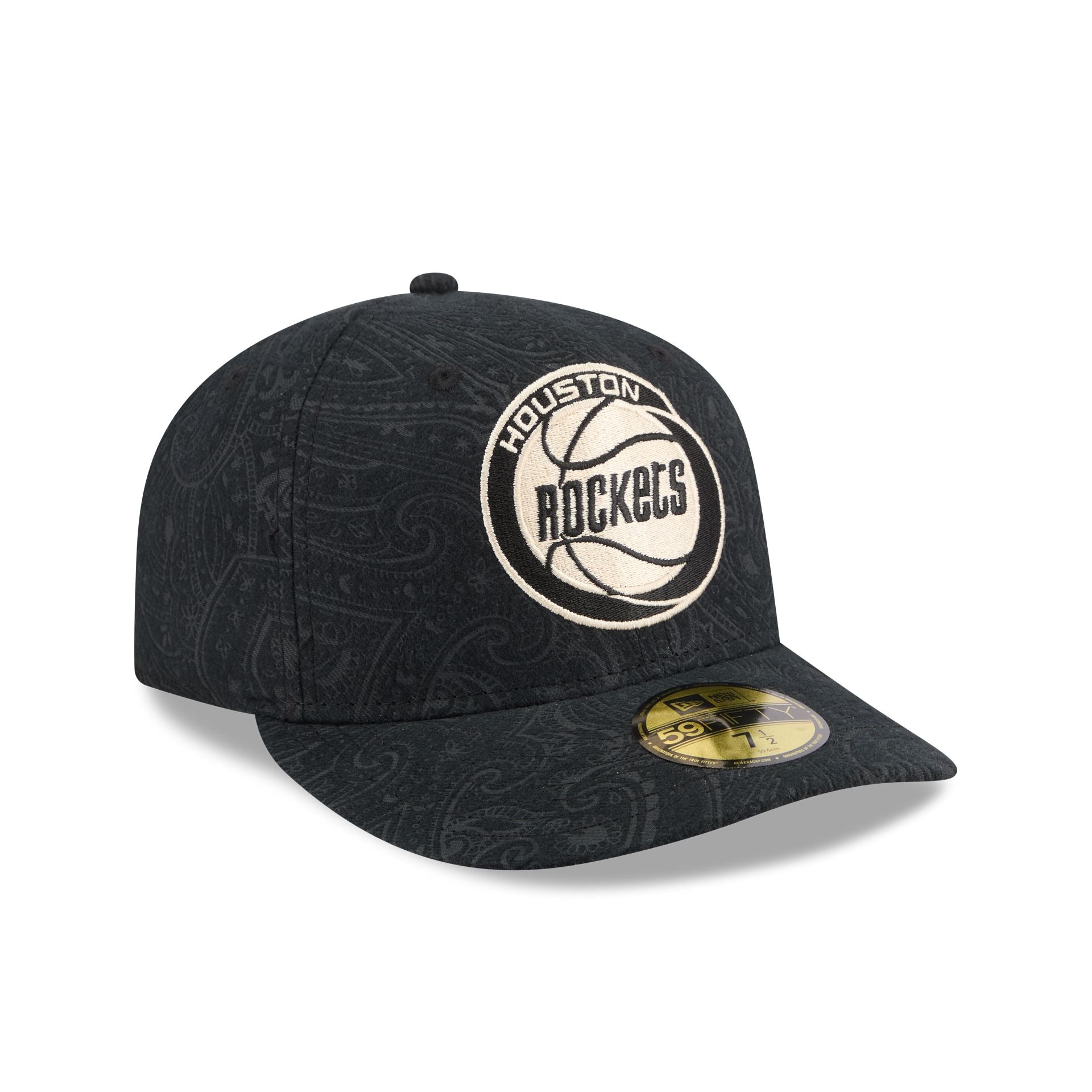 Houston Rockets Three Looms Brushed Cotton 59FIFTY Fitted Hat