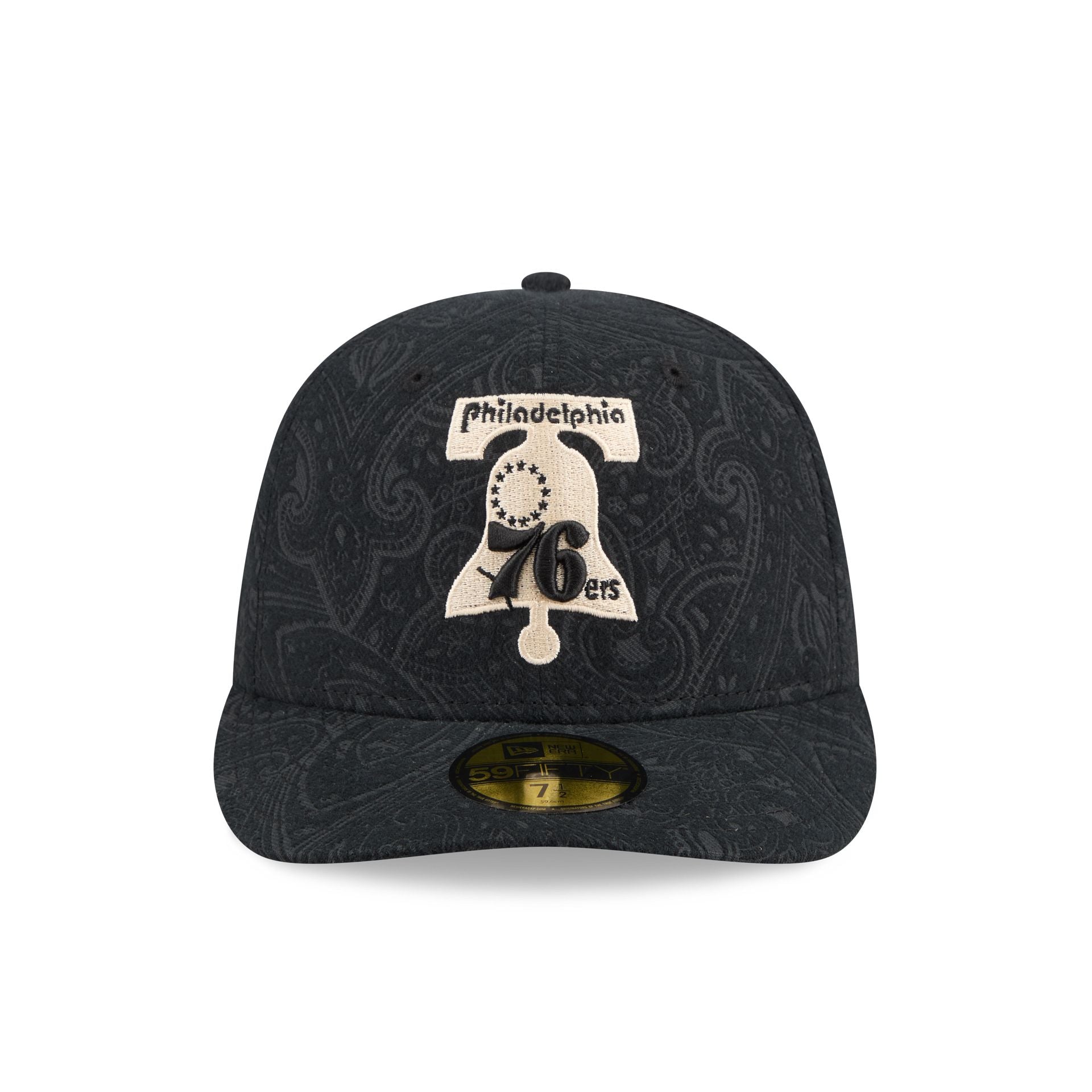 Philadelphia 76ers Three Looms Brushed Cotton 59FIFTY Fitted Hat