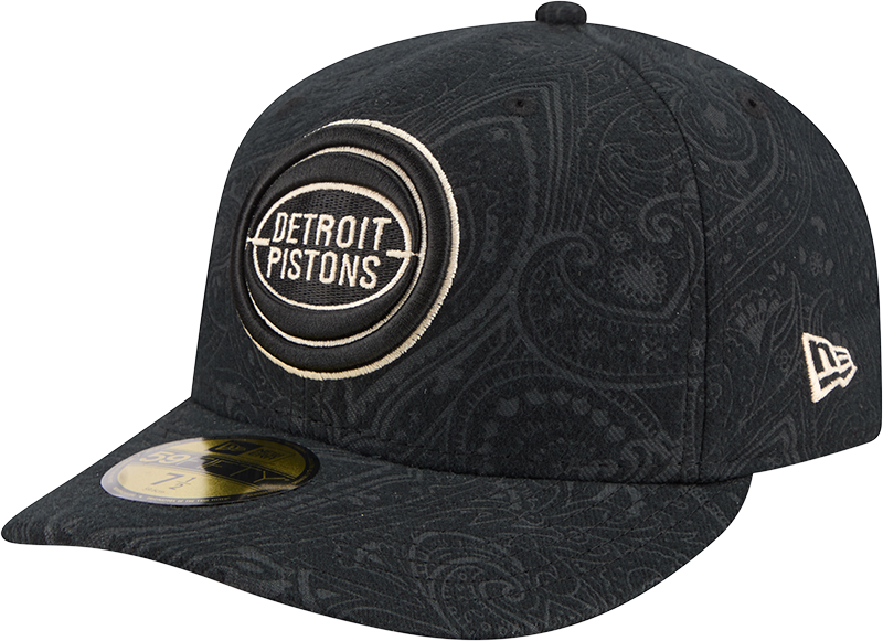 Detroit Pistons Three Looms Brushed Cotton 59FIFTY Fitted Hat