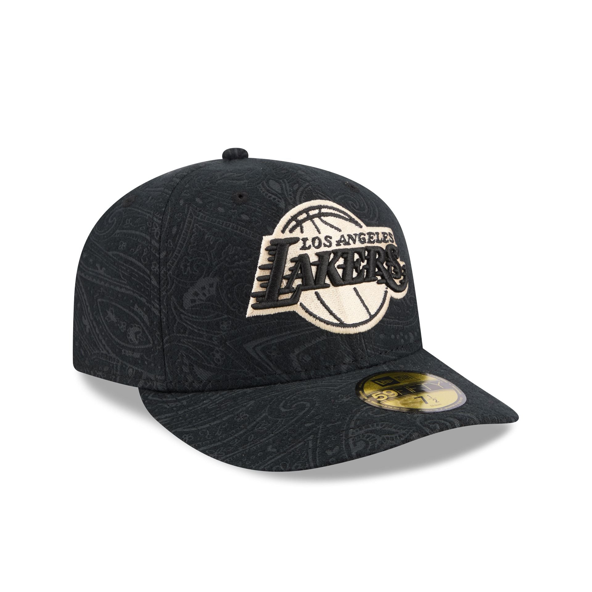 Los Angeles Lakers Three Looms Brushed Cotton 59FIFTY Fitted Hat