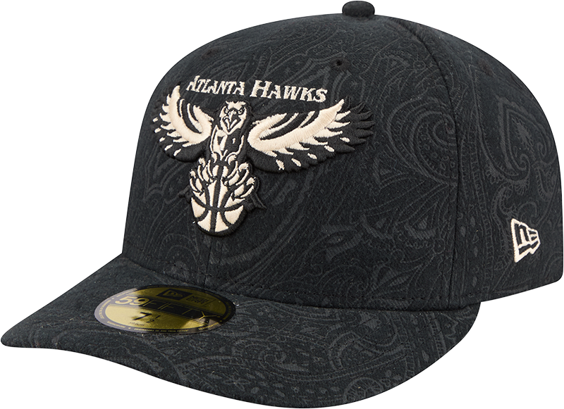 Atlanta Hawks Three Looms Brushed Cotton 59FIFTY Fitted Hat