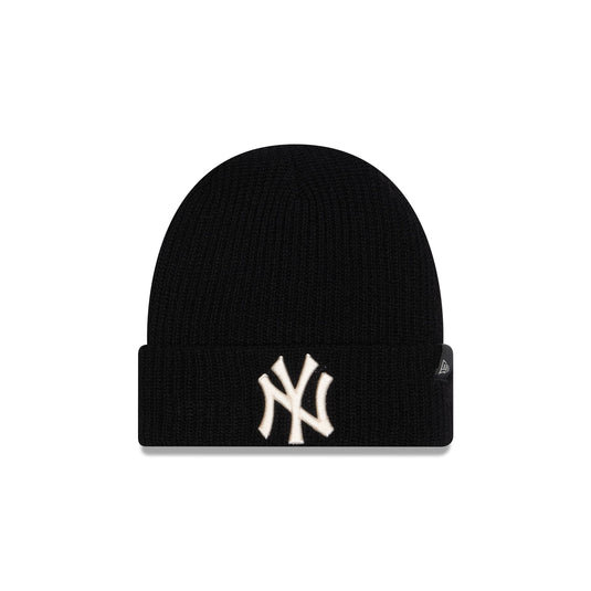 New York Yankees Cashmere Black Cuff Knit Hat - New Era Cap