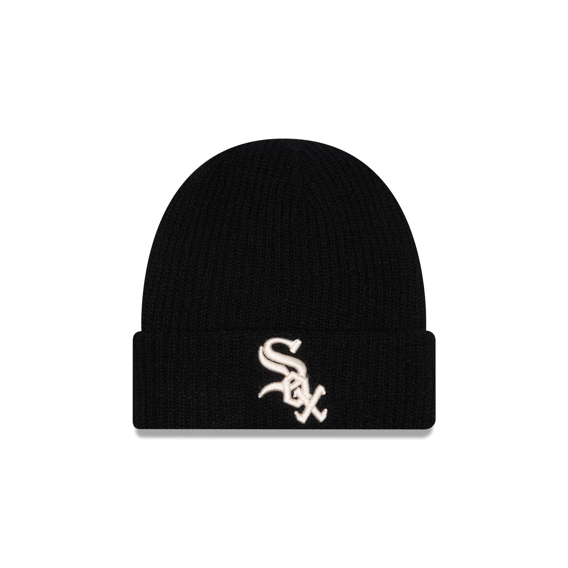 Chicago White Sox Cashmere Black Cuff Knit Hat