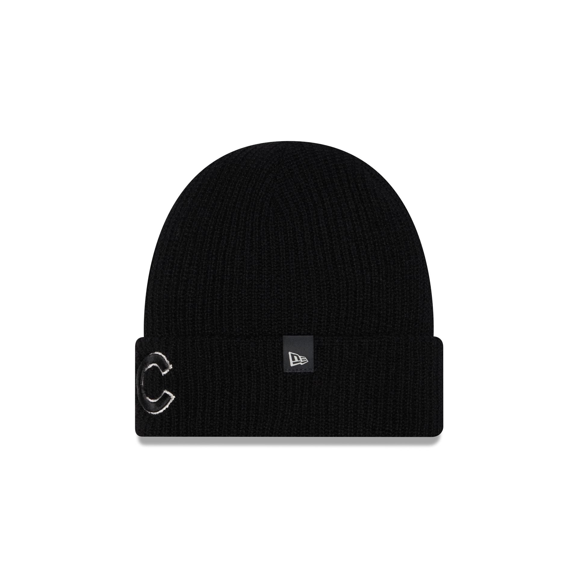 Chicago Cubs Cashmere Black Cuff Knit Hat