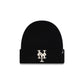 New York Mets Cashmere Black Cuff Knit Hat