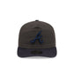 Atlanta Braves Three Looms Nylon Black 19TWENTY Adjustable Hat