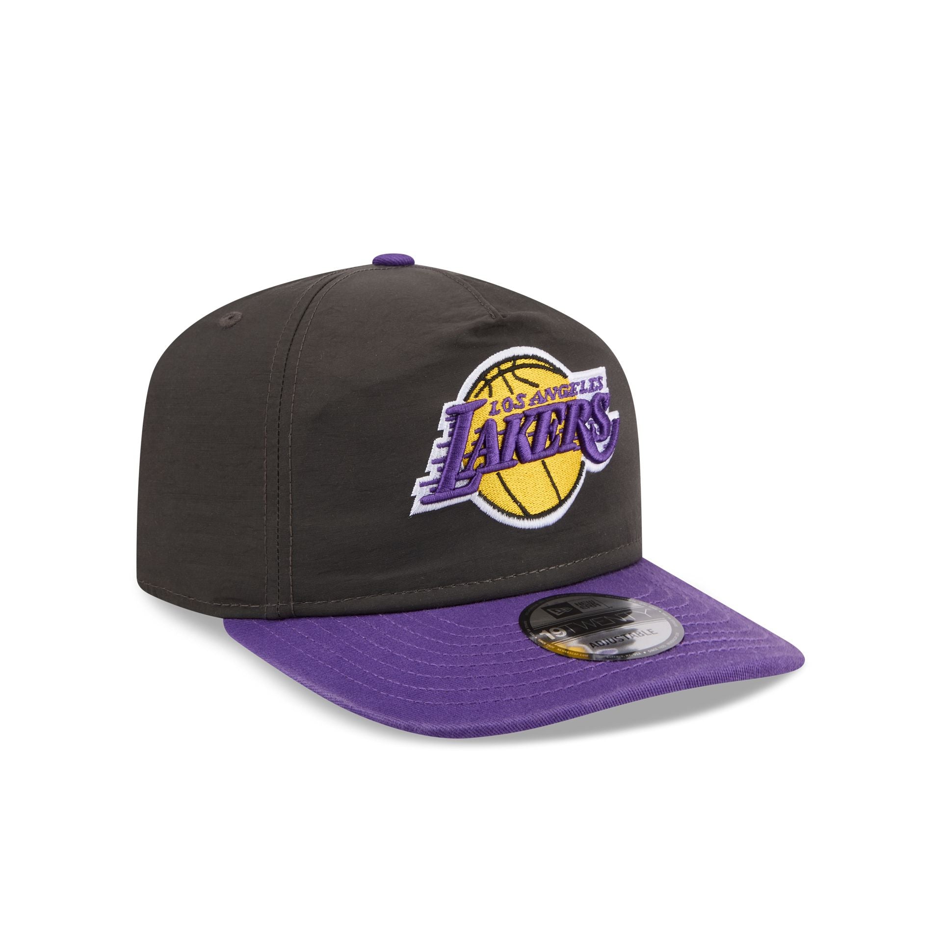 Los Angeles Lakers Three Looms Nylon Black 19TWENTY Adjustable Hat