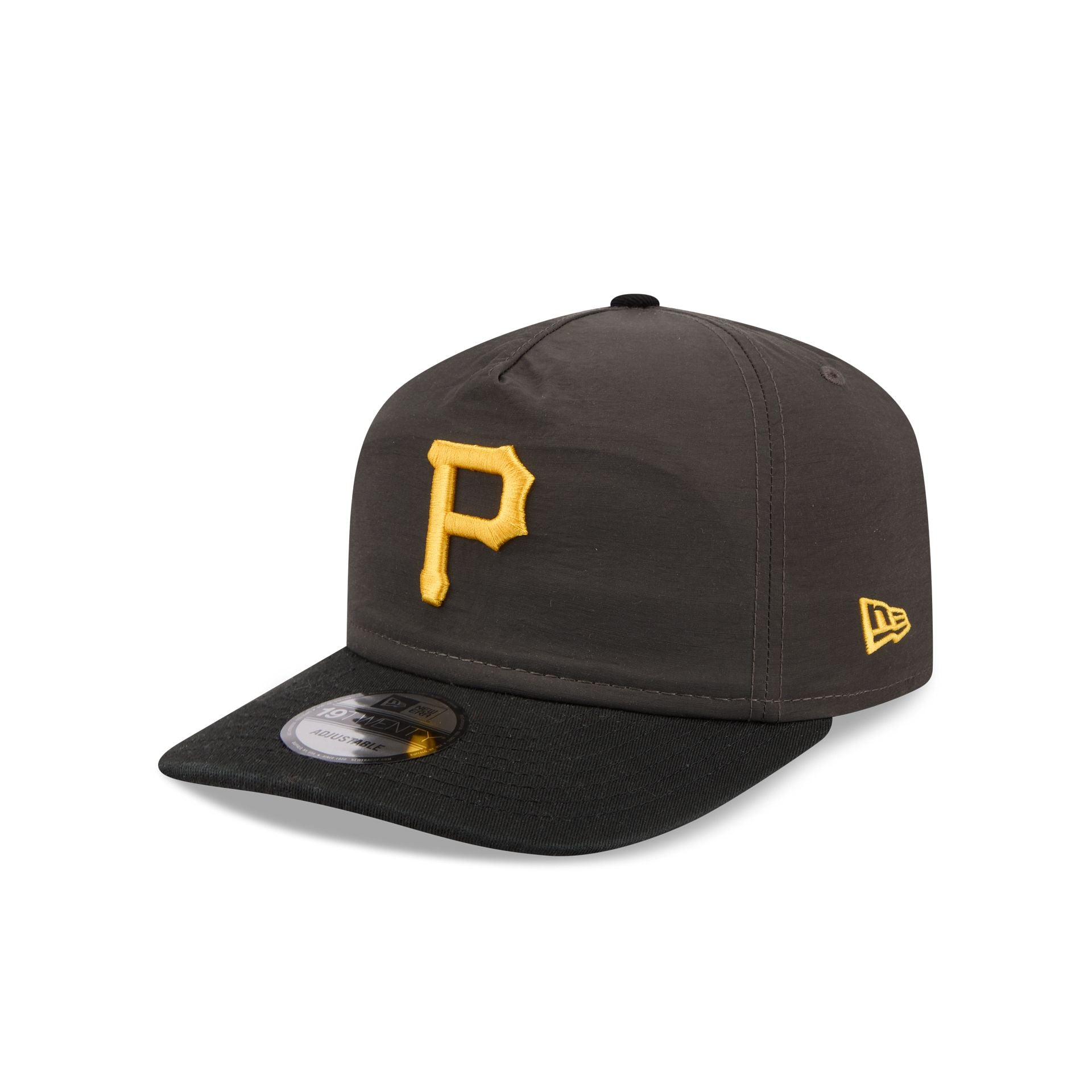 Pittsburgh Pirates Three Looms Nylon Black 19TWENTY Adjustable Hat