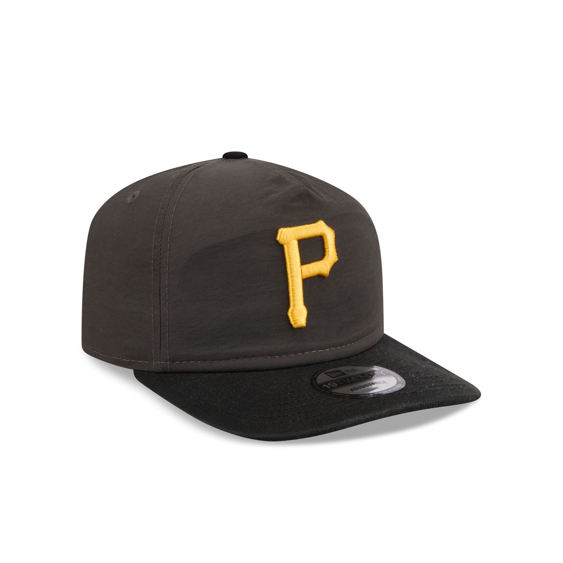 Pittsburgh Pirates Three Looms Nylon Black 19TWENTY Adjustable Hat