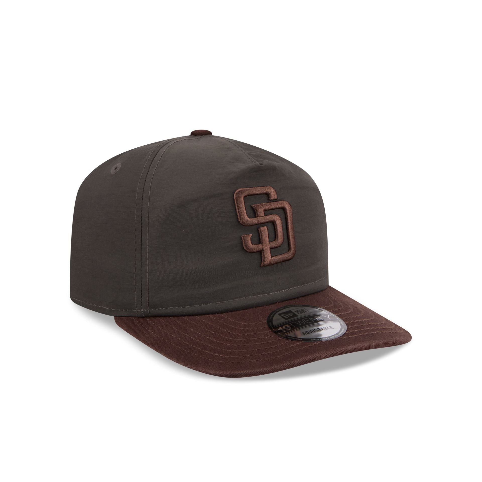 San Diego Padres Three Looms Nylon Black 19TWENTY Adjustable Hat