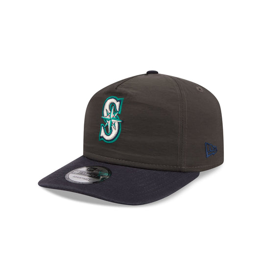 Seattle Mariners Three Looms Nylon Black 19TWENTY Adjustable Hat - New Era Cap