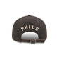 Philadelphia Phillies Three Looms Nylon Black Retro Crown 9FIFTY Adjustable Hat