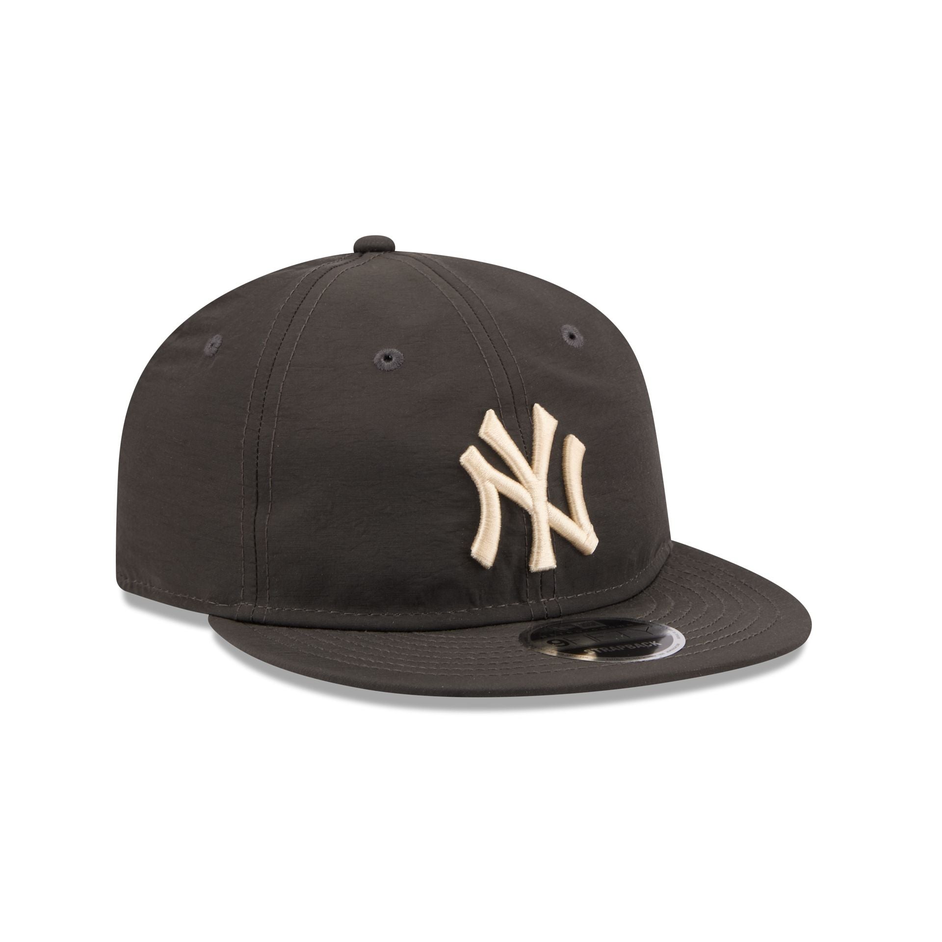 New York Yankees Three Looms Nylon Black Retro Crown 9FIFTY Adjustable Hat