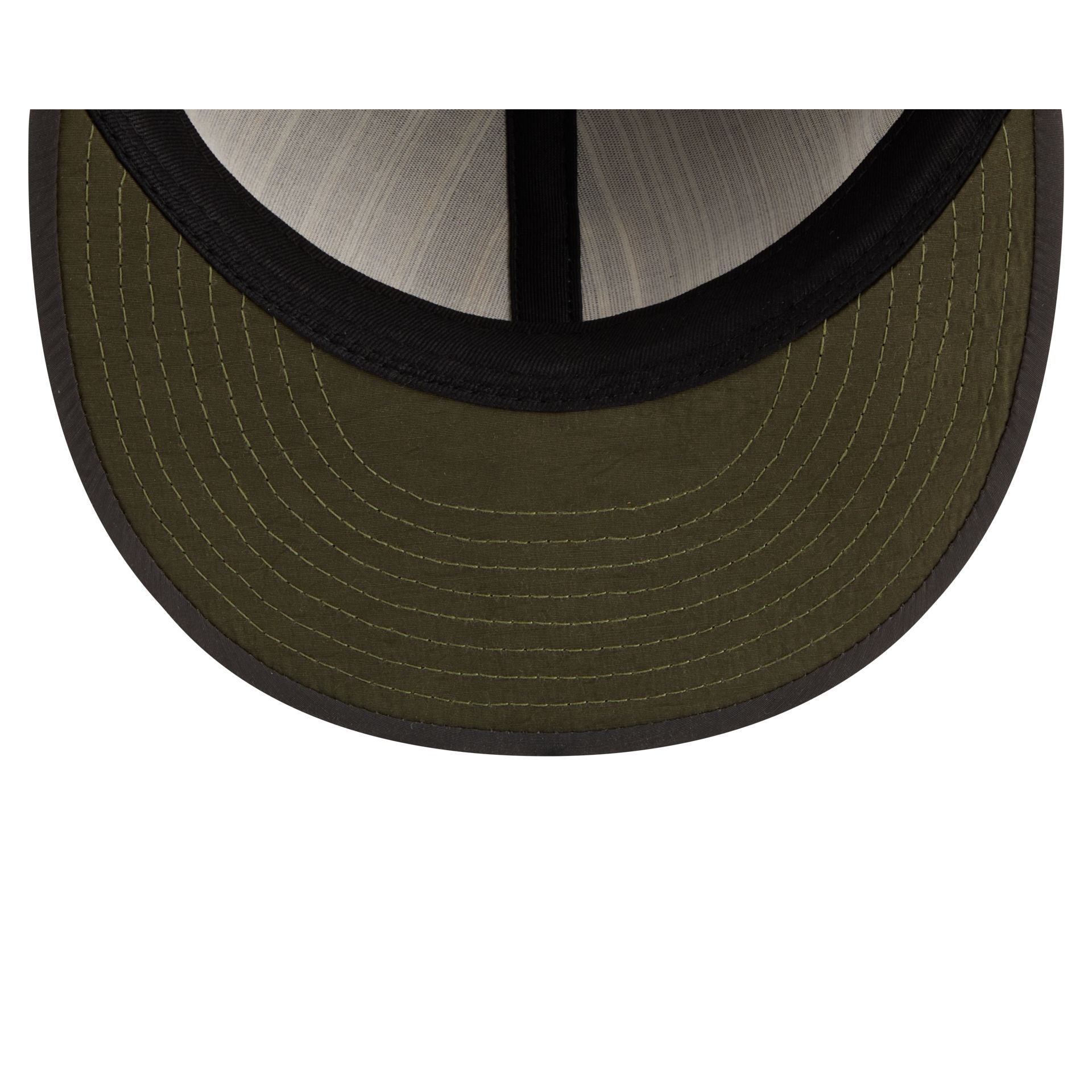 Athletics Three Looms Nylon Black Retro Crown 9FIFTY Adjustable Hat