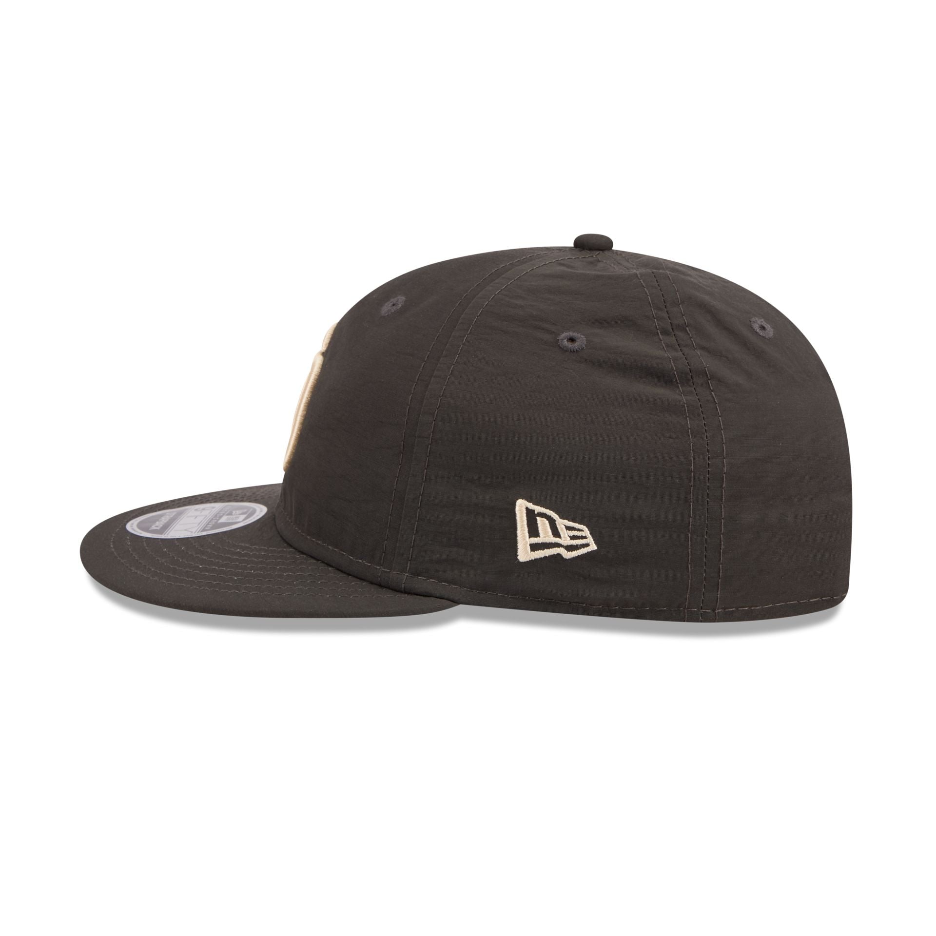 San Diego Padres Three Looms Nylon Black Retro Crown 9FIFTY Adjustable Hat