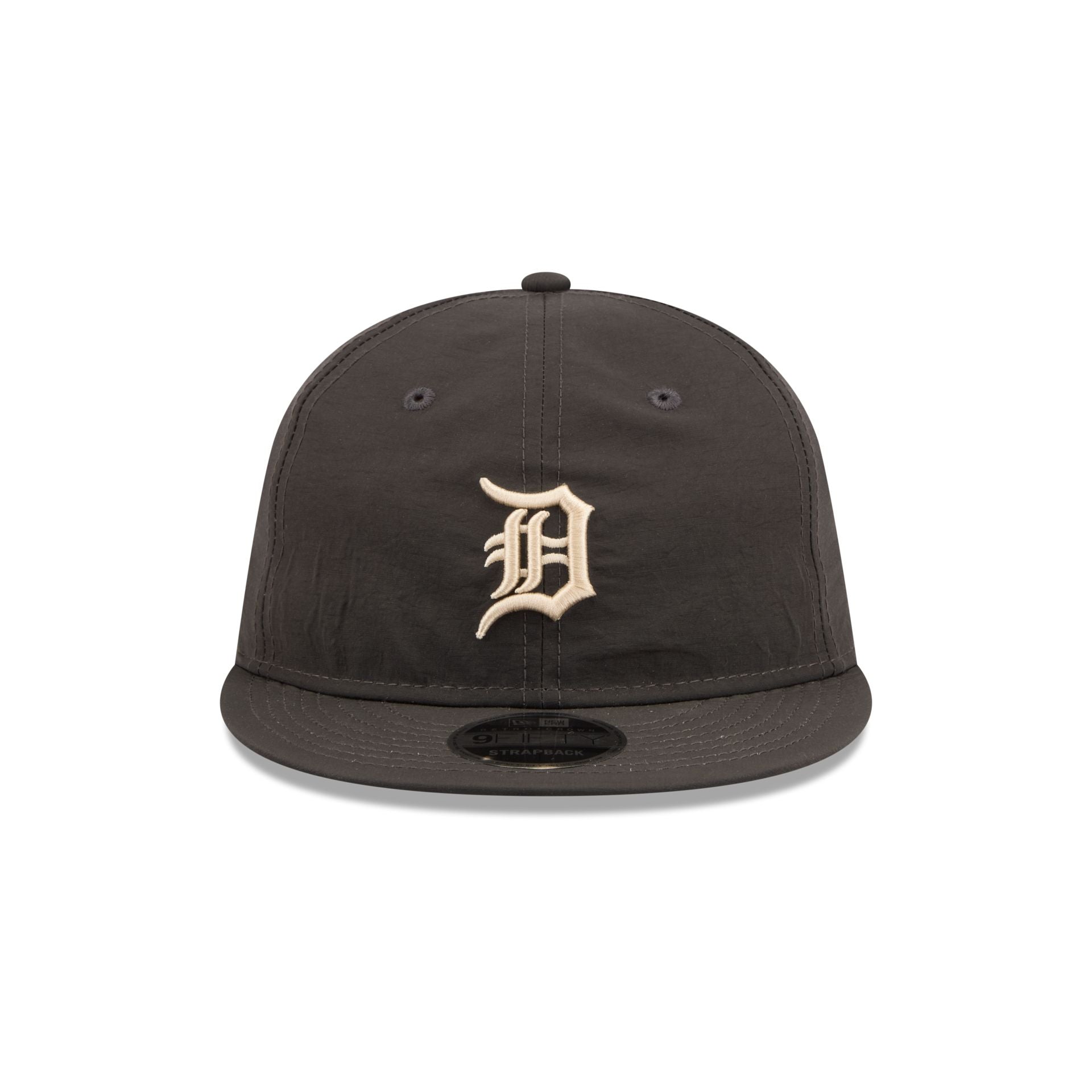 Detroit Tigers Three Looms Nylon Black Retro Crown 9FIFTY Adjustable Hat