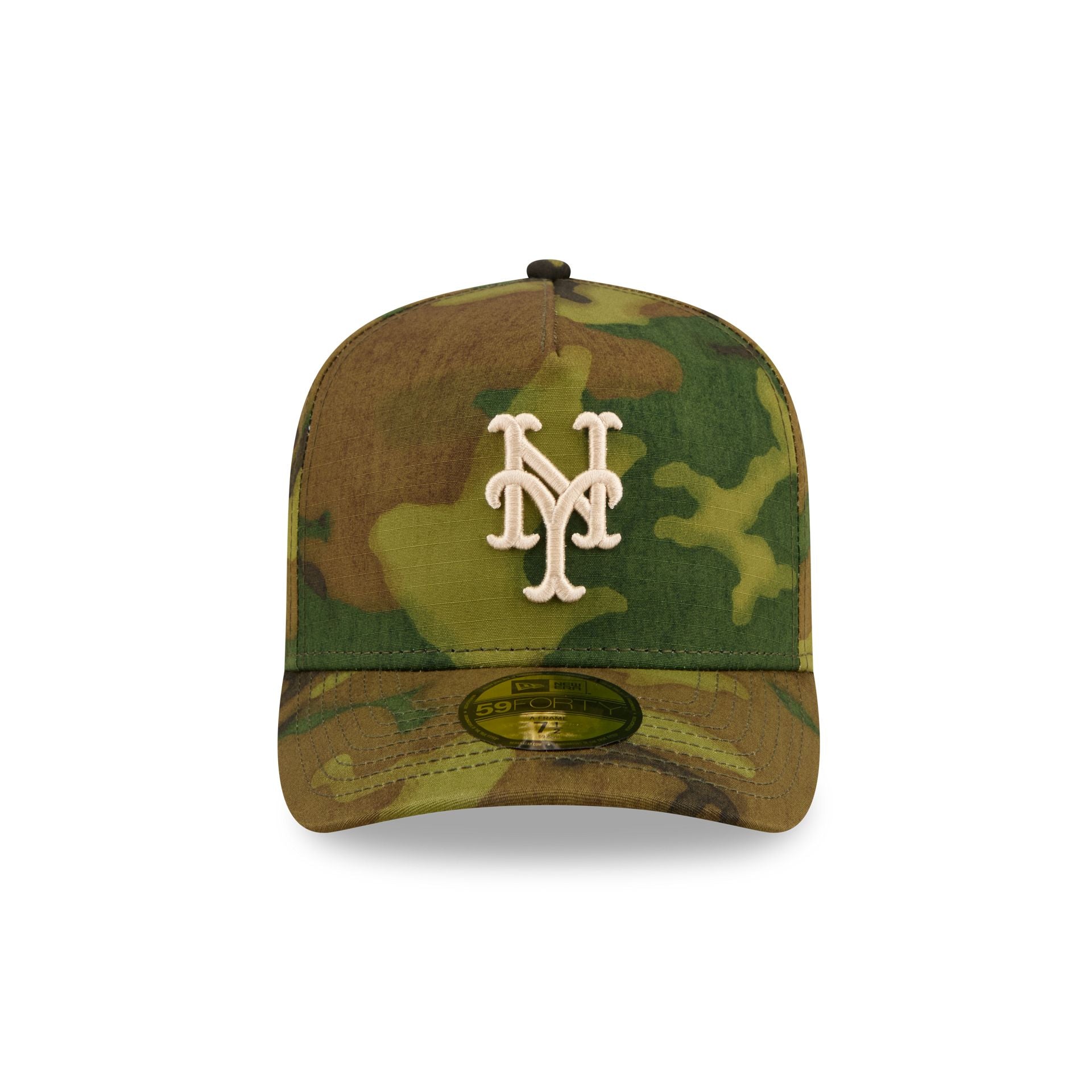 New York Mets Three Looms Ripstop Camo 59FORTY A-Frame Fitted Hat
