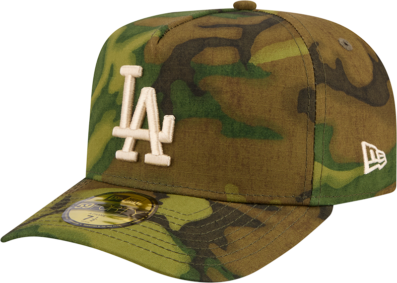 Los Angeles Dodgers Three Looms Ripstop Camo 59FORTY Fitted Hat