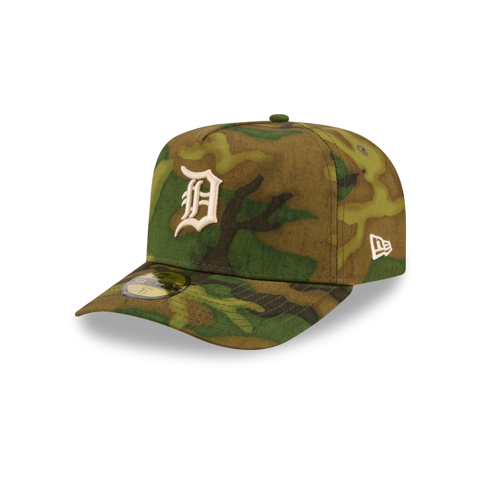 Detroit Tigers Three Looms Ripstop Camo 59FORTY A-Frame Fitted Hat