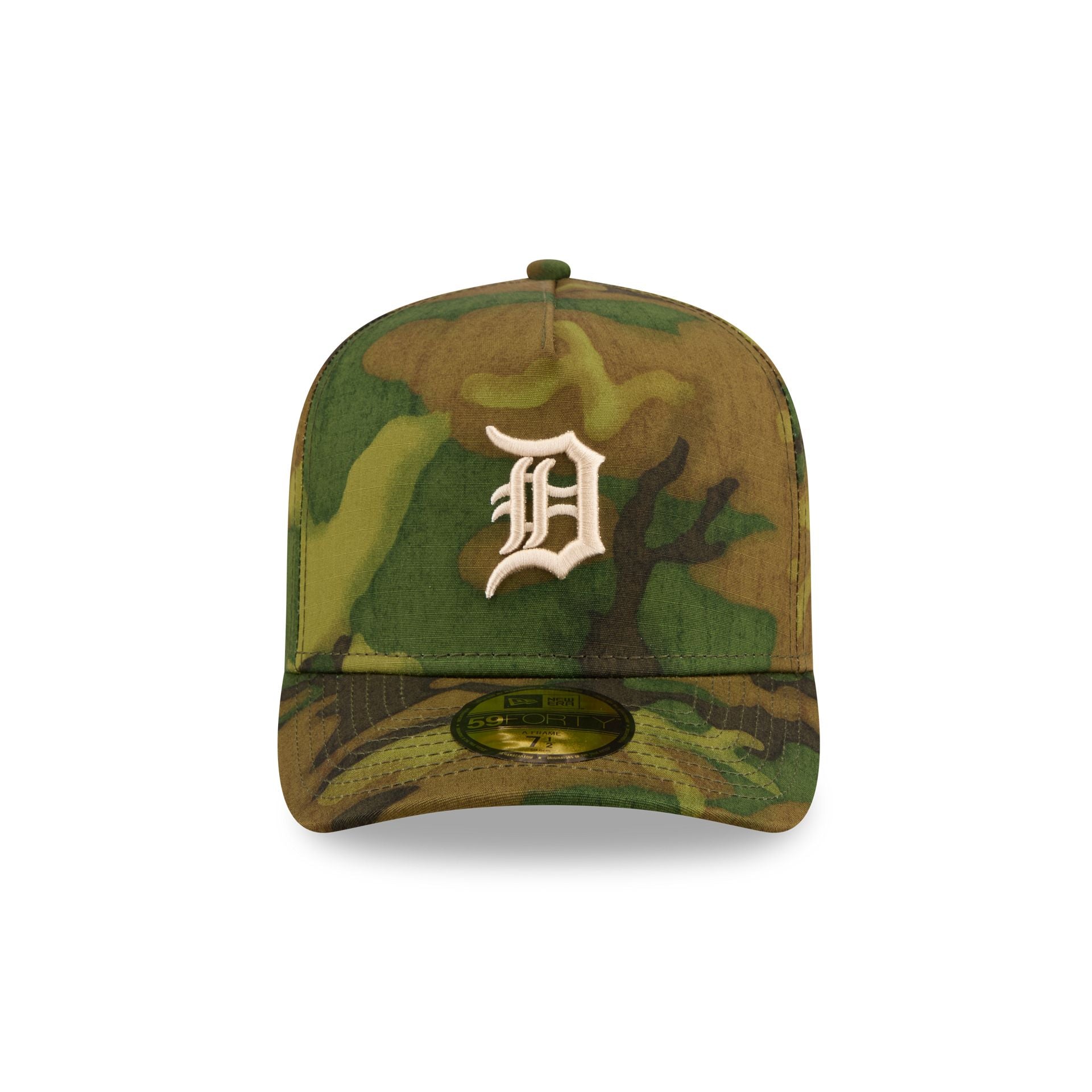 Detroit Tigers Three Looms Ripstop Camo 59FORTY A-Frame Fitted Hat