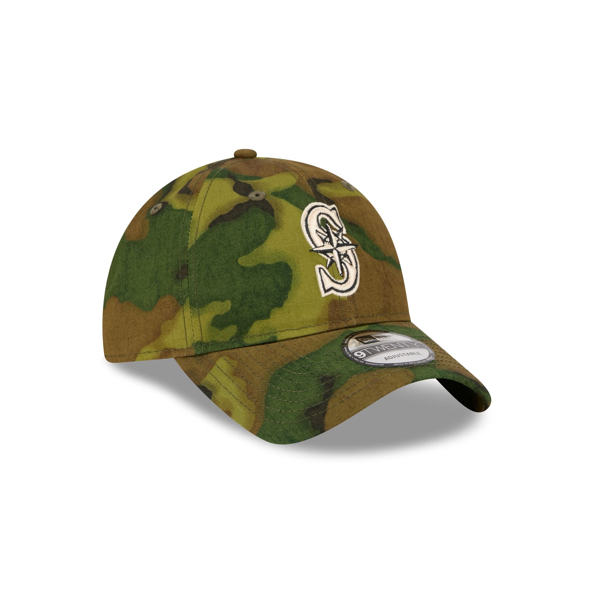 Seattle Mariners Three Looms Ripstop Camo 9TWENTY Adjustable Hat