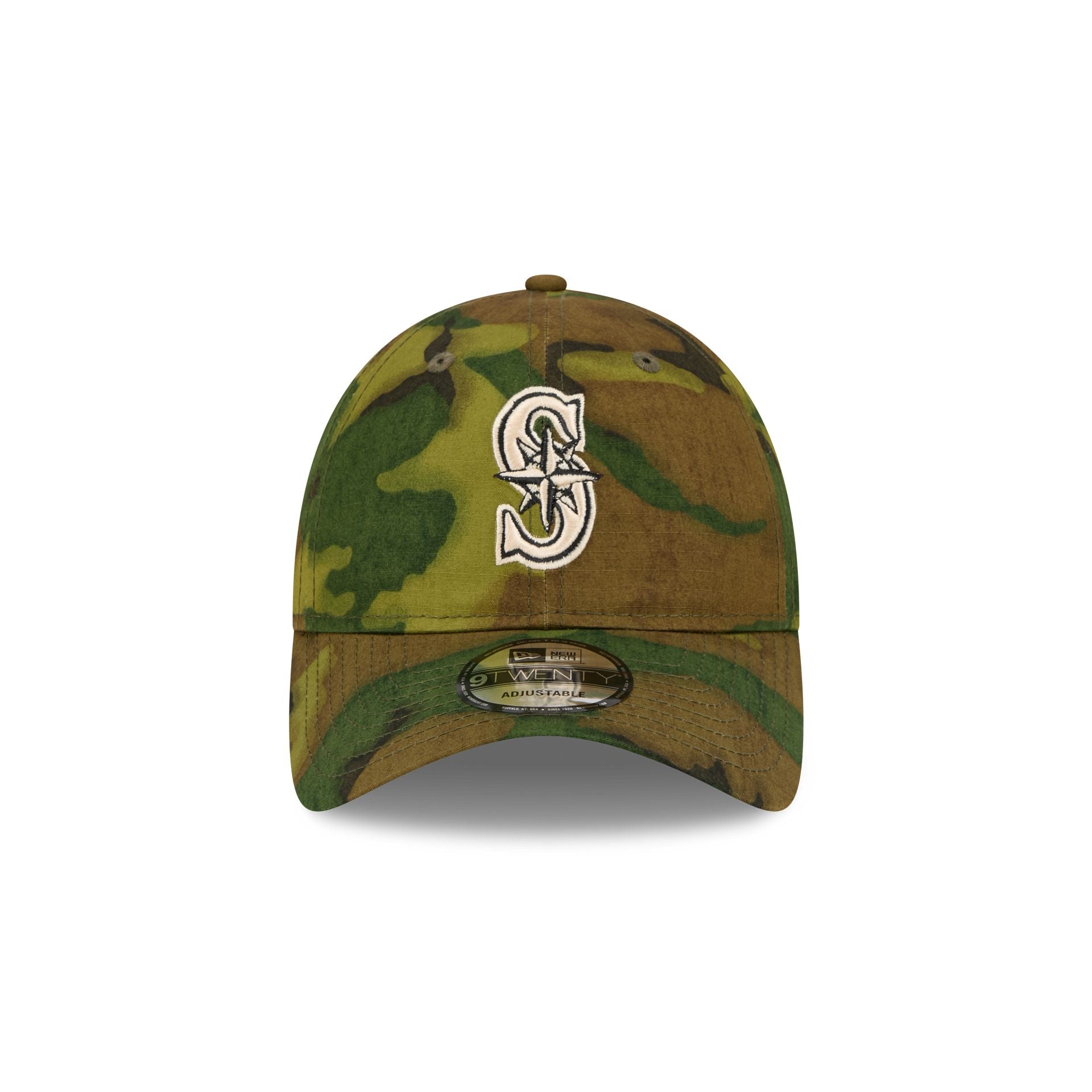 Seattle Mariners Three Looms Ripstop Camo 9TWENTY Adjustable Hat
