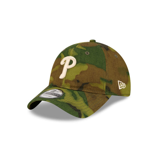 Philadelphia Phillies Three Looms Ripstop Camo 9TWENTY Adjustable Hat - New Era Cap