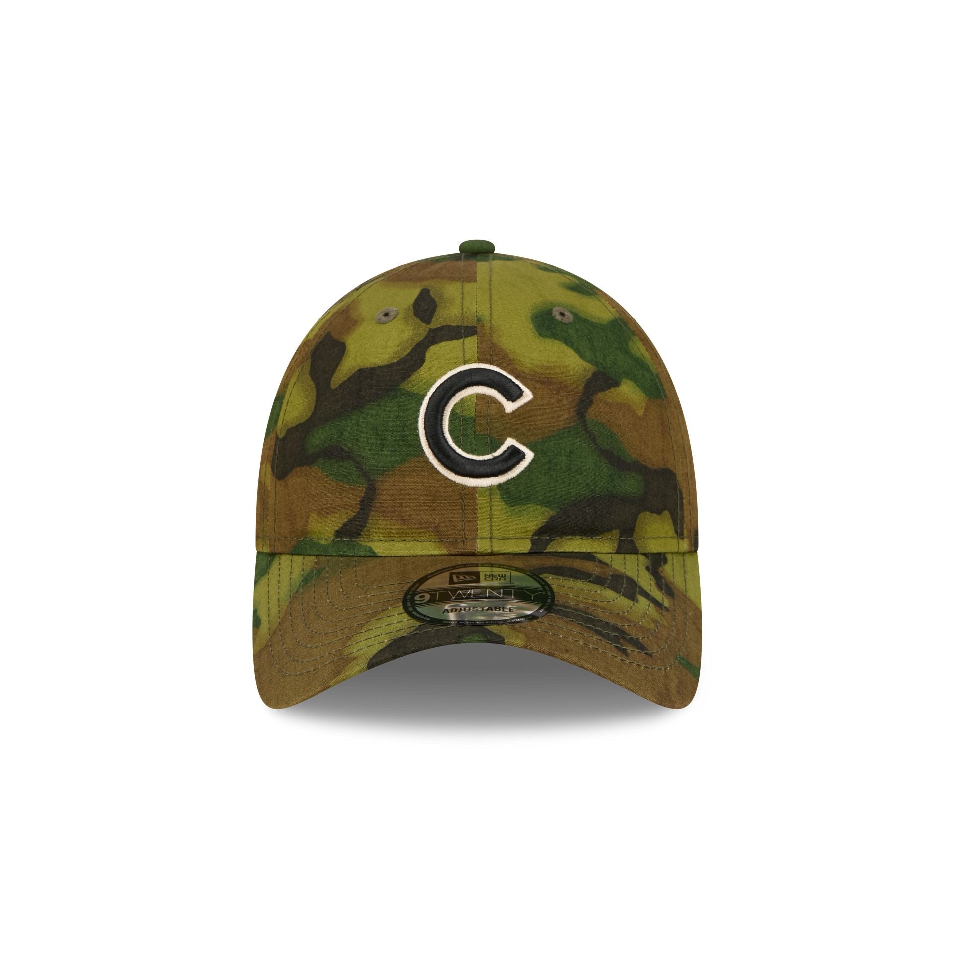 Chicago Cubs Three Looms Ripstop Camo 9TWENTY Adjustable Hat