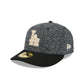 Los Angeles Dodgers Three Looms Tweedy Cotton Black 59FIFTY Fitted Hat