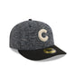 Chicago Cubs Three Looms Tweedy Cotton Black 59FIFTY Fitted Hat