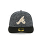 Atlanta Braves Three Looms Tweedy Cotton Black 59FIFTY Fitted Hat